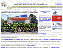Tablet Screenshot of labouilladissecyclisme.com